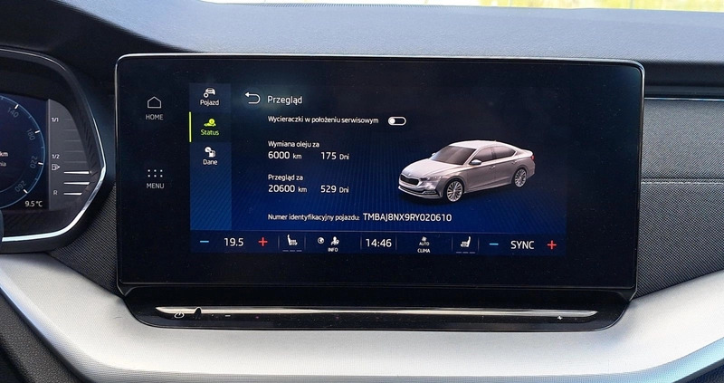 Skoda Octavia cena 163150 przebieg: 9500, rok produkcji 2023 z Ćmielów małe 631